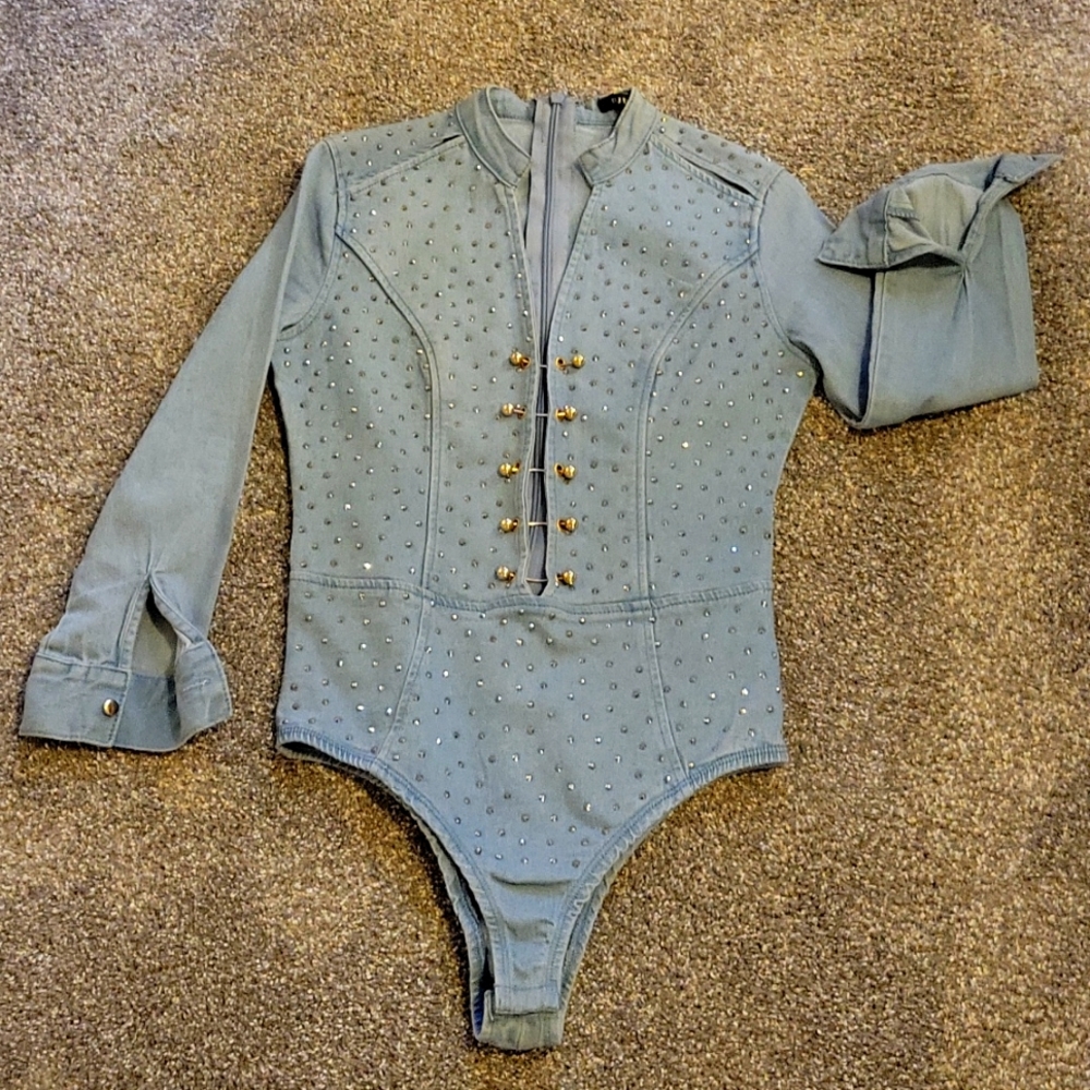 Denim Stretch Body suit